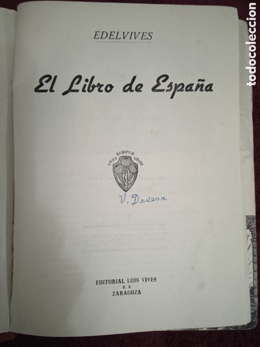 Libros de segunda mano: El libro de Espa&ntilde;a. -ED. Editorial Edelvives, Zaragoza - Foto 2