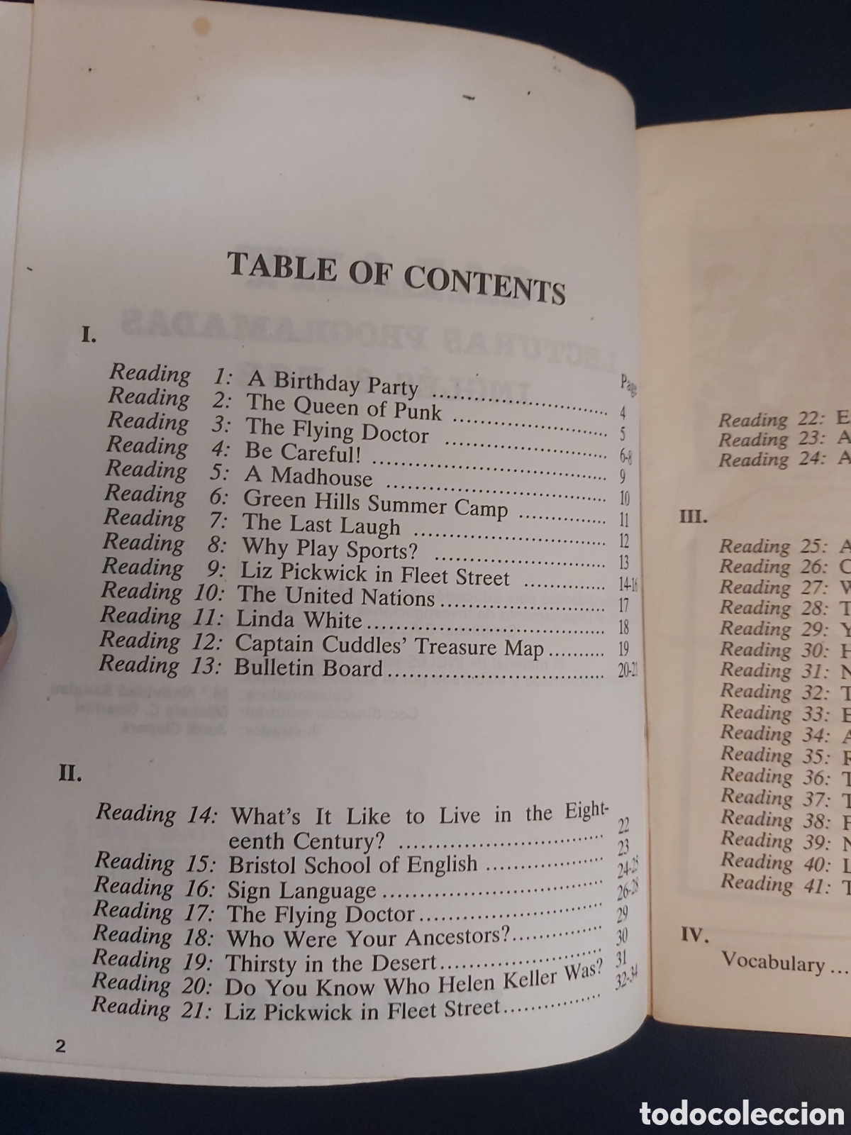 Libros de segunda mano: GALAXY LECTURAS PROGRAMADAS INGL&Eacute;S 8&deg; EGB SANTILLANA 1988 - Foto 5