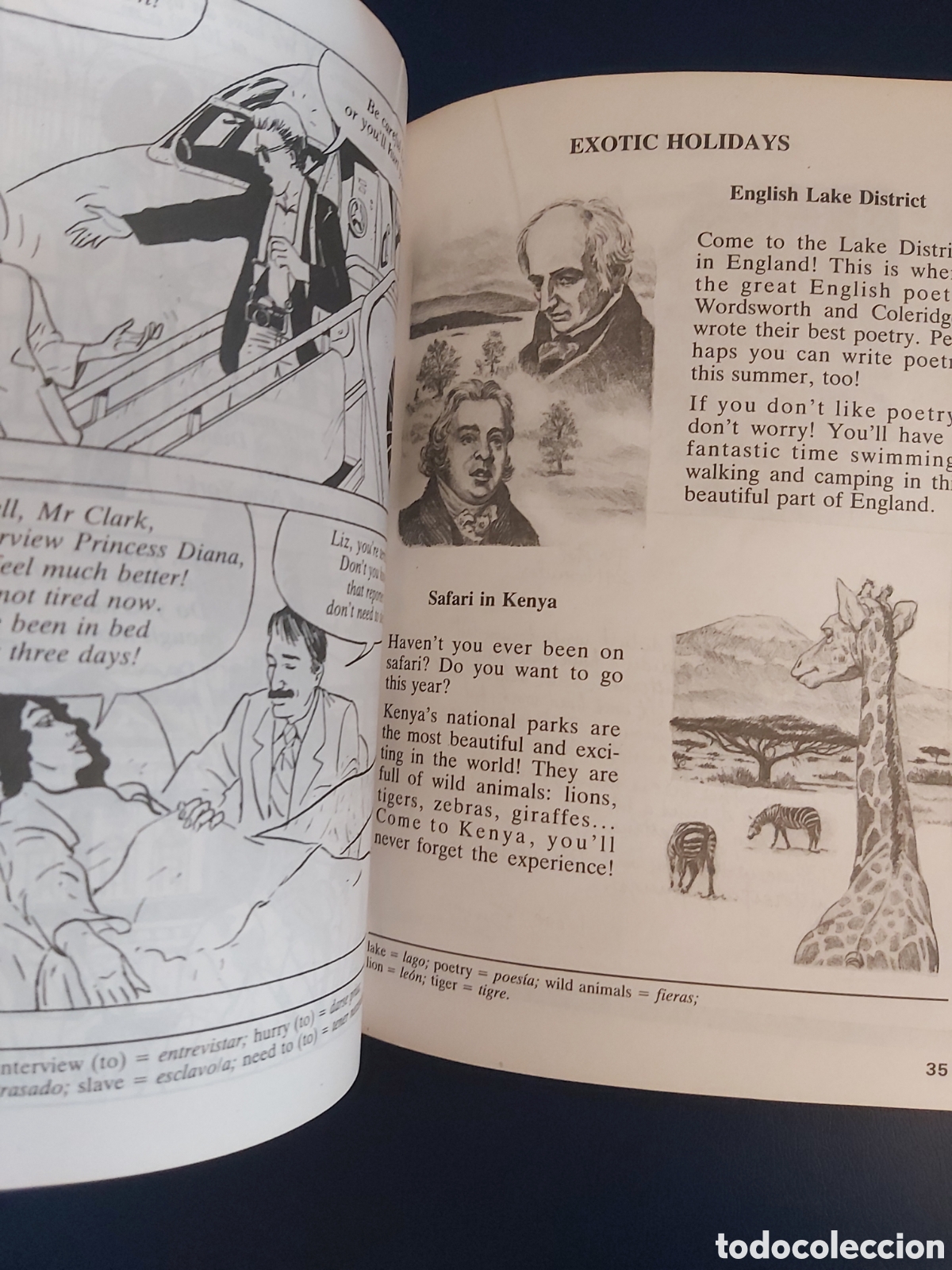 Libros de segunda mano: GALAXY LECTURAS PROGRAMADAS INGL&Eacute;S 8&deg; EGB SANTILLANA 1988 - Foto 7