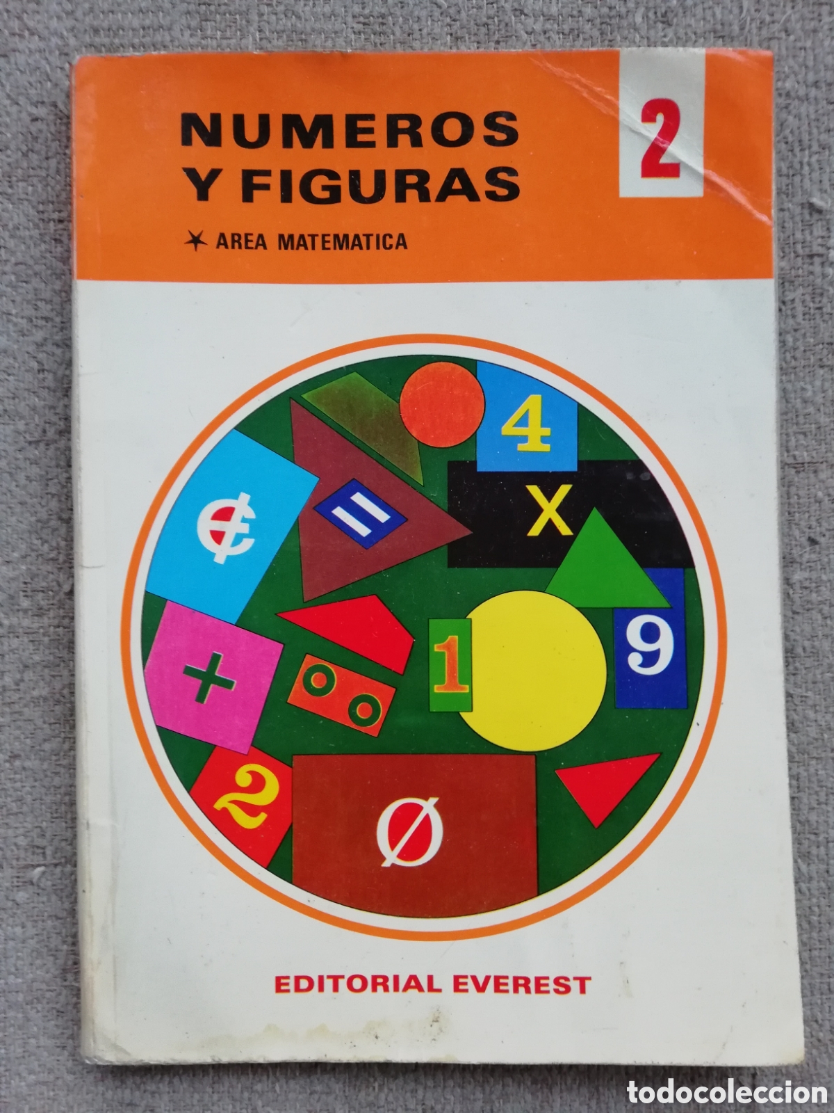 Libros de segunda mano: N&uacute;meros y figuras 2 2&ordm;. Area matem&aacute;tica. Editorial Everest. EGB - Foto 1