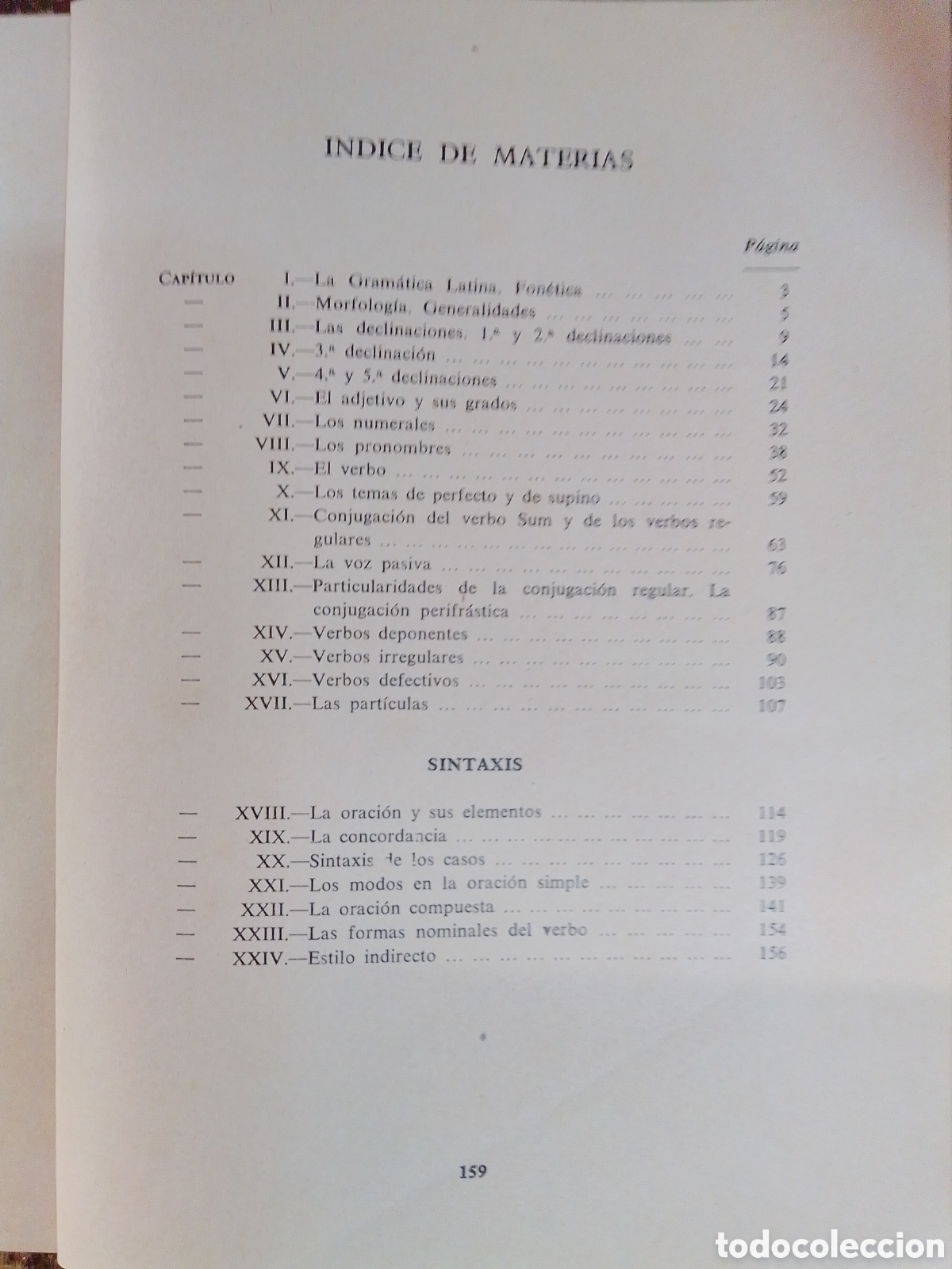 Libros de segunda mano: GRAMATICA LATINA. FEO, JULIO. ECIR. VALENCIA. 1958. - Foto 2