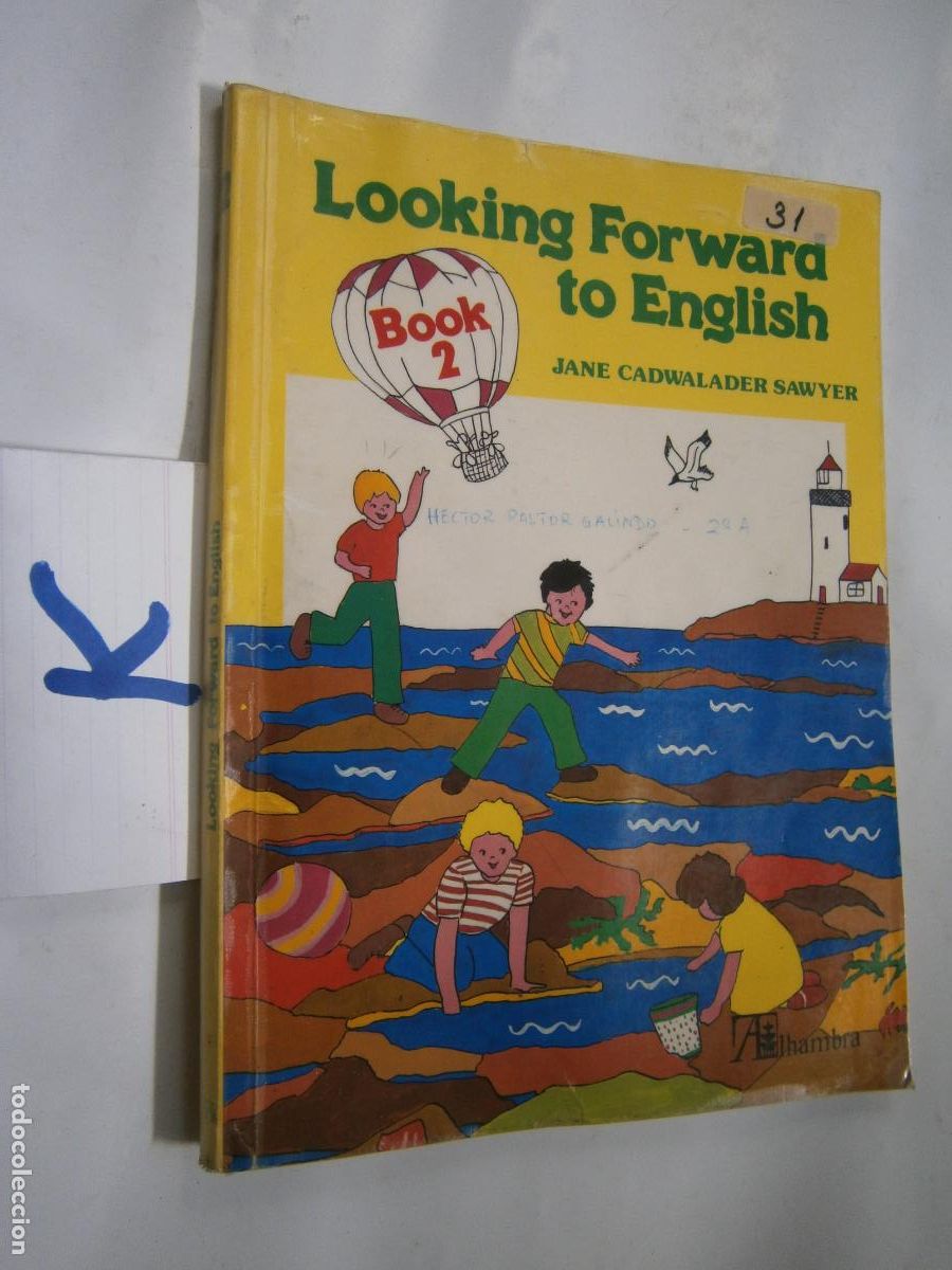 Libros de segunda mano: ANTIGUO LIBRO DE TEXTO - LOOKING FORWARD TO ENGLISH - Foto 1