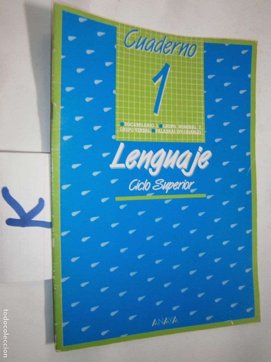 Libros de segunda mano: ANTIGUO LIBRO DE TEXTO - CUADERNO LENGUAJE - Foto 1