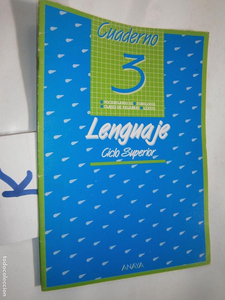 Libros de segunda mano: ANTIGUO LIBRO DE TEXTO - CUADERNO LENGUAJE - Foto 1