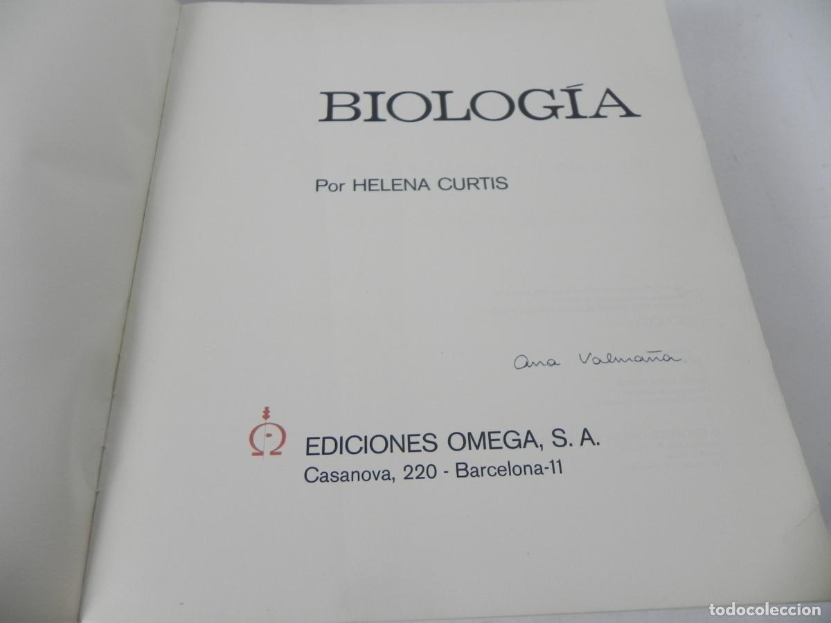 Libros de segunda mano: BIOLOG&Iacute;A (HELENA CURTIS) OMEGA-1972 - Foto 4