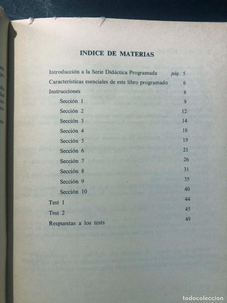 Libros de segunda mano: TRI&Aacute;NGULOS / HARRIS ( SERIE DID&Aacute;CTICA PROGRAMADA ) MATEM&Aacute;TICAS / A&Ntilde;O 1971 / SIN USAR - Foto 2