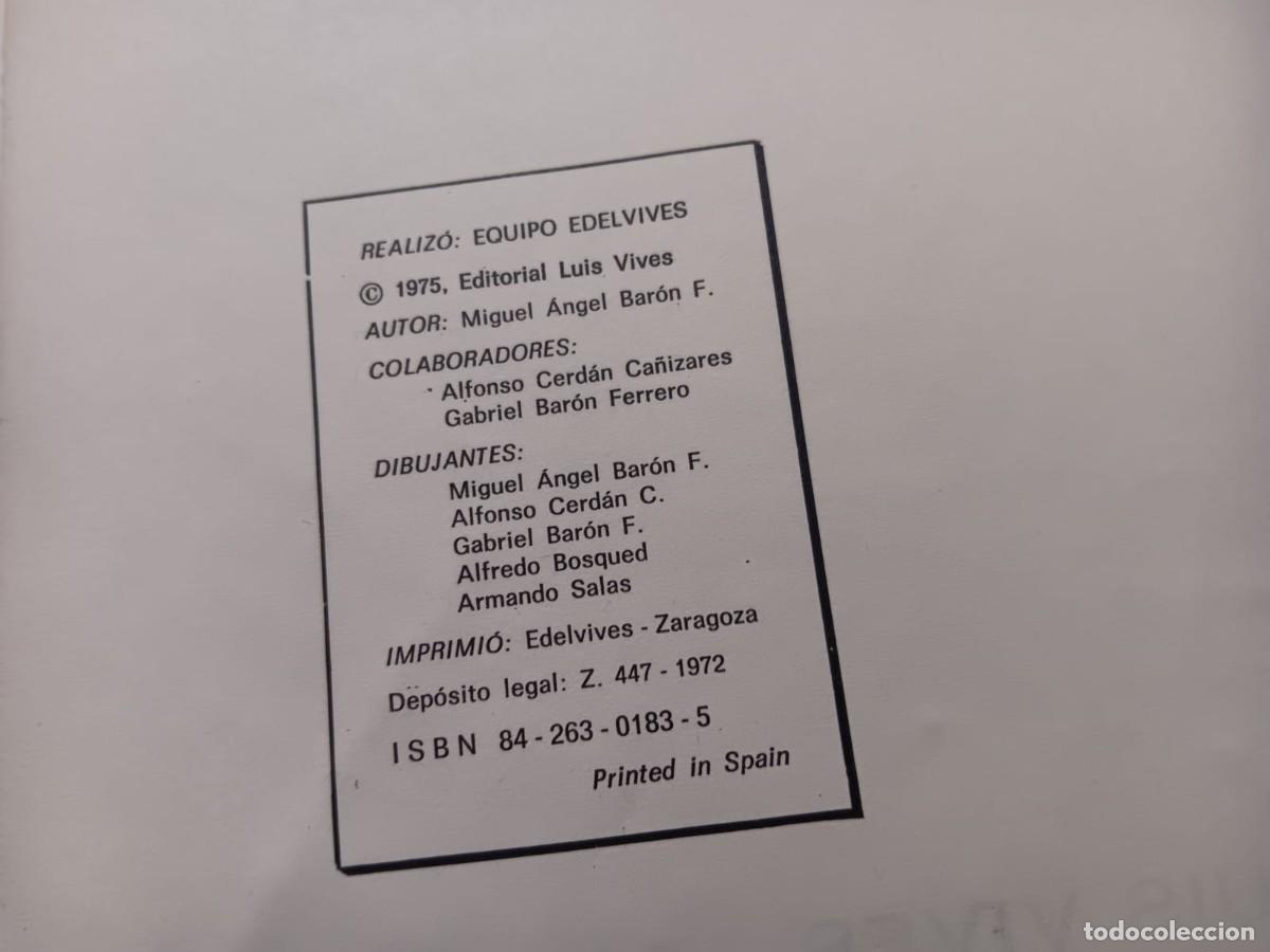 Libros de segunda mano: libro escolar sexto de egb observo y dibujo eldevives 1975 - Foto 2