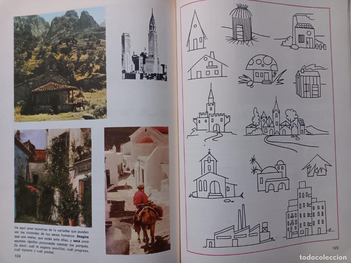 Libros de segunda mano: libro escolar sexto de egb observo y dibujo eldevives 1975 - Foto 8