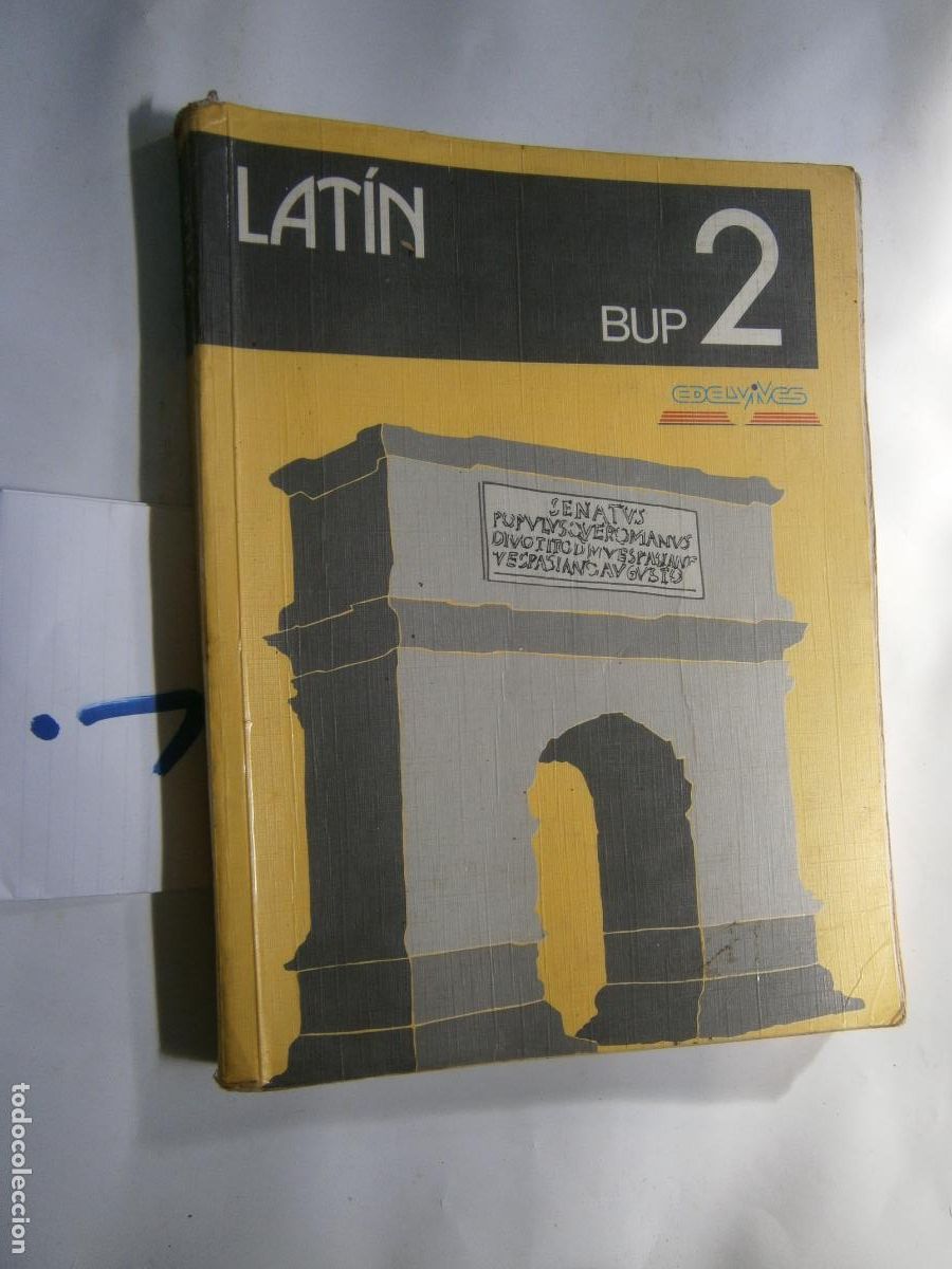 Libros de segunda mano: ANTIGUO LIBRO DE TEXTO - LATIN 2&ordm; BUP - Foto 1
