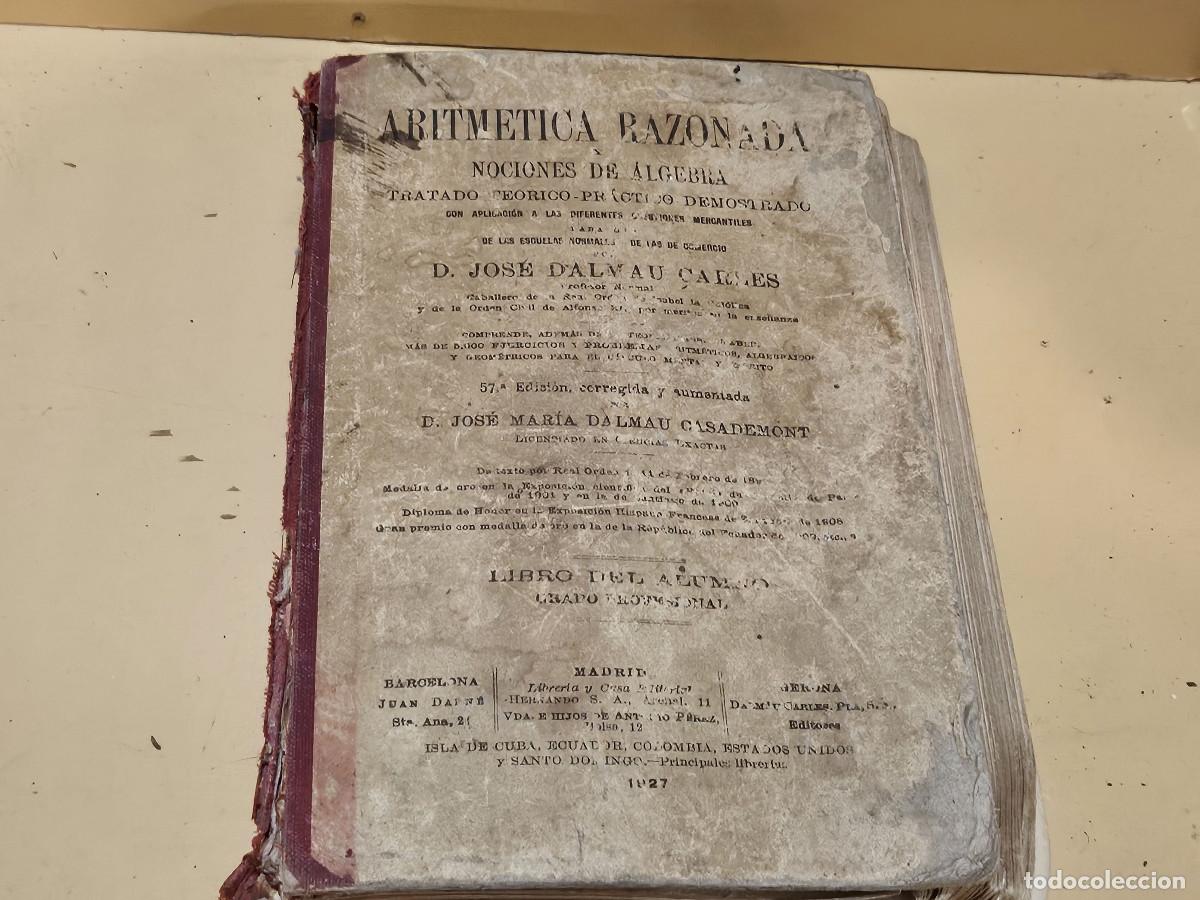 Libros de segunda mano: libro de la escula aritmetria razonable 1927 - Foto 1