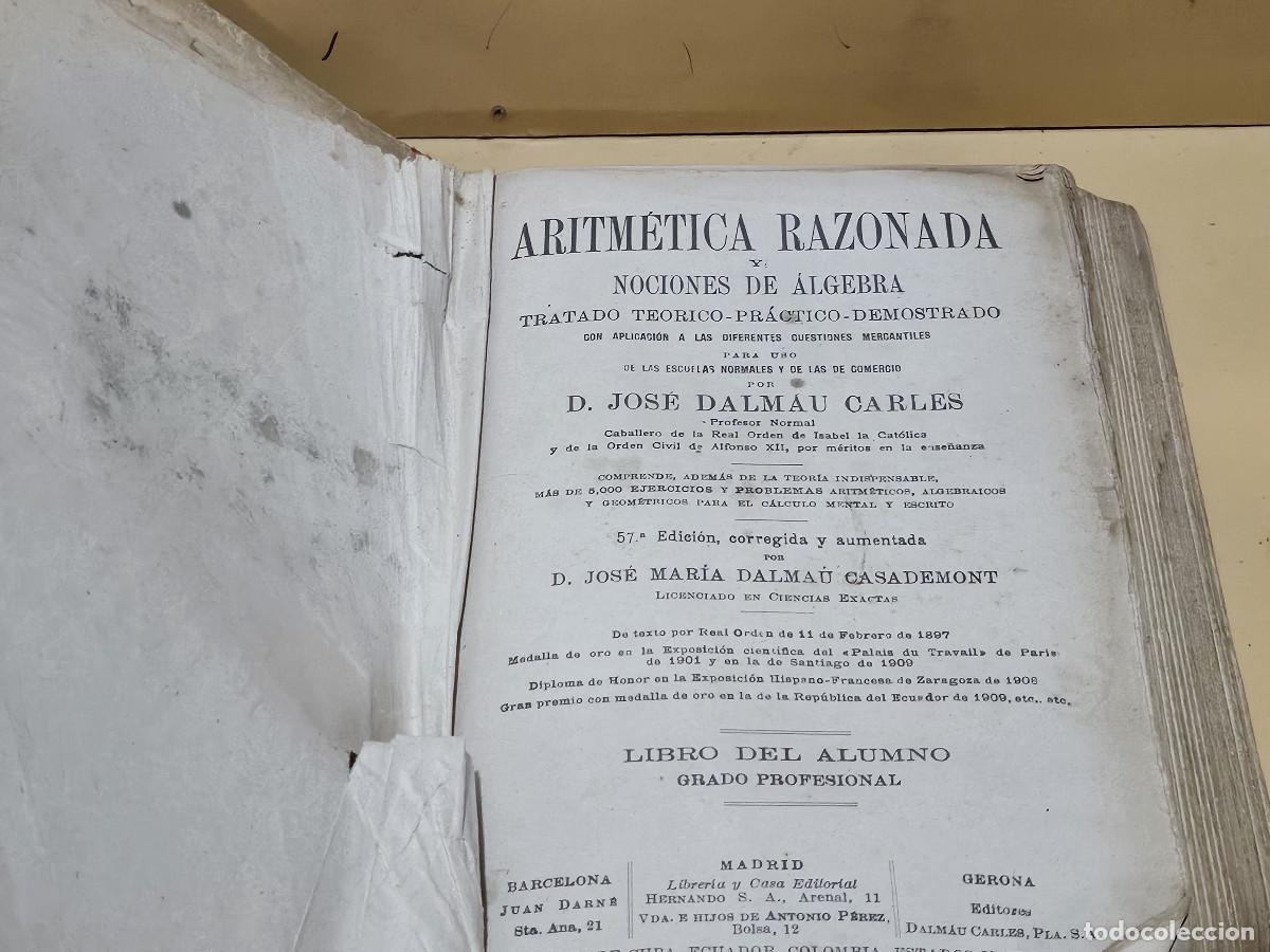 Libros de segunda mano: libro de la escula aritmetria razonable 1927 - Foto 3