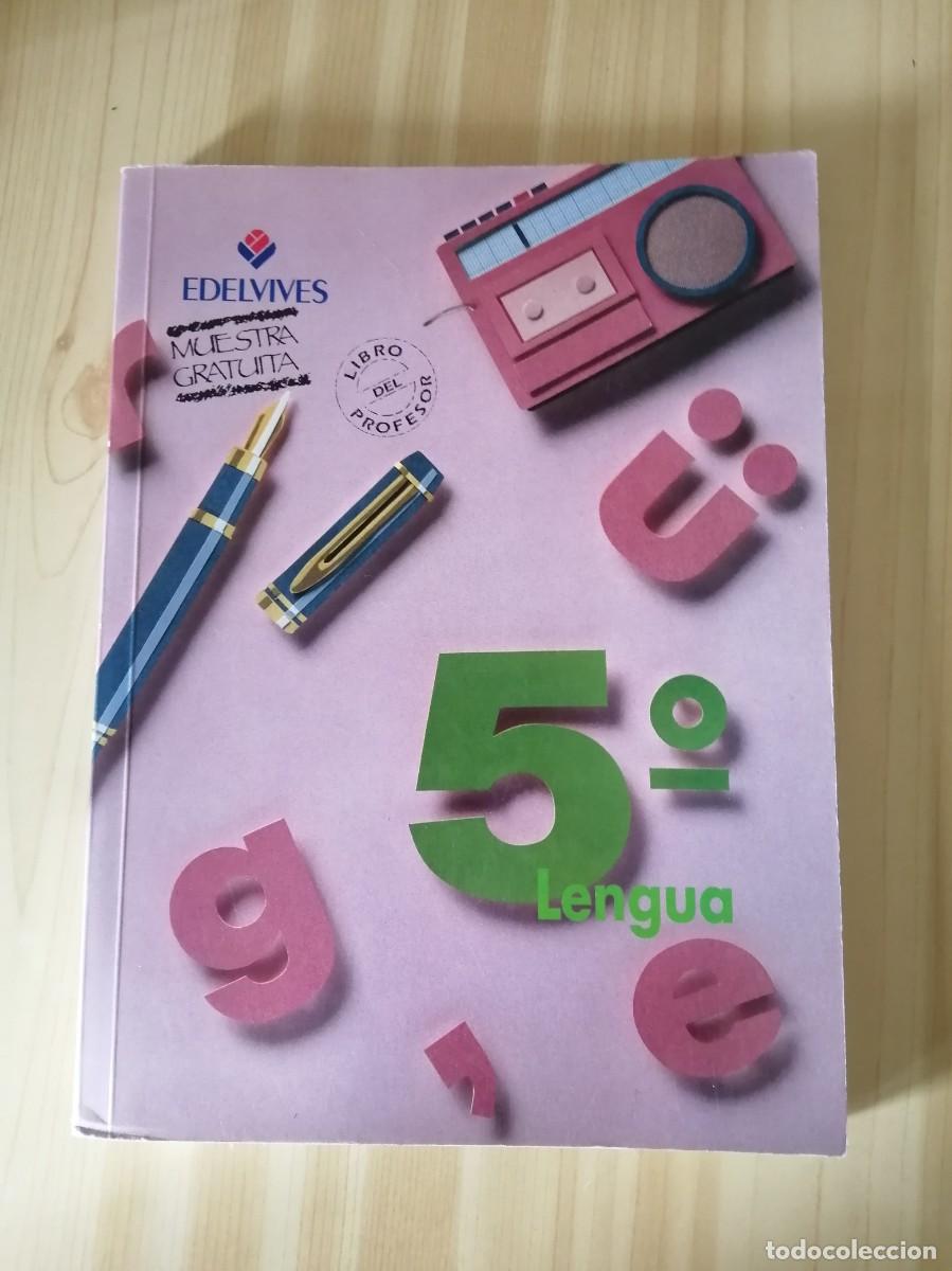 Libros de segunda mano: Lengua 5 primaria. Edelvives. Libro del profesor. - Foto 1