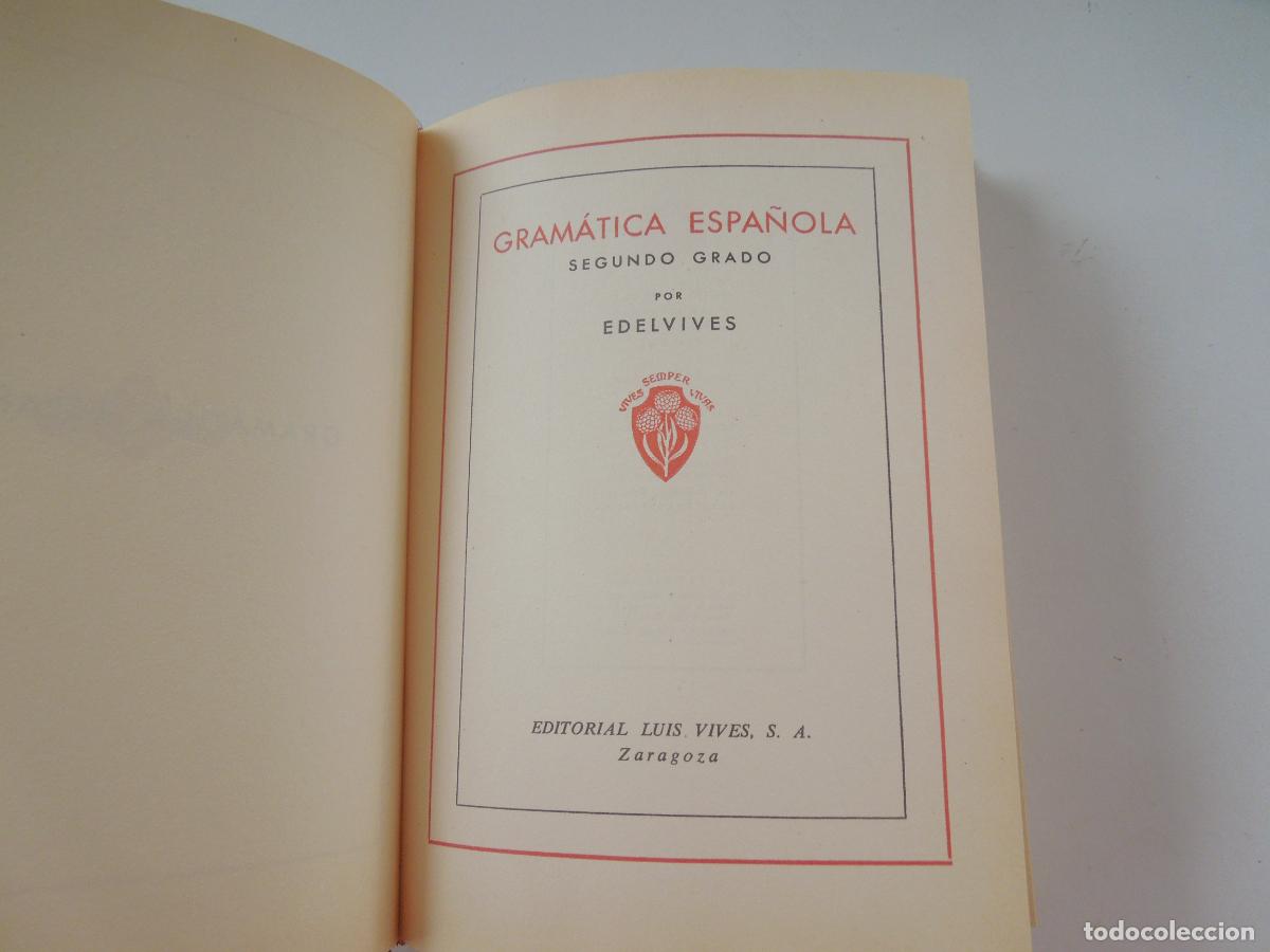 Libros de segunda mano: GRAMATICA - SEGUNDO GRADO - 2007 - (FACS&Iacute;MIL) - LUIS VIVES - Foto 4