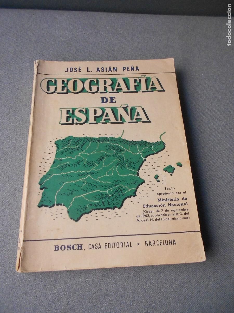 Libros de segunda mano: GEOGRAFIA DE ESPA&Ntilde;A. ASIAN PE&Ntilde;A - Foto 1