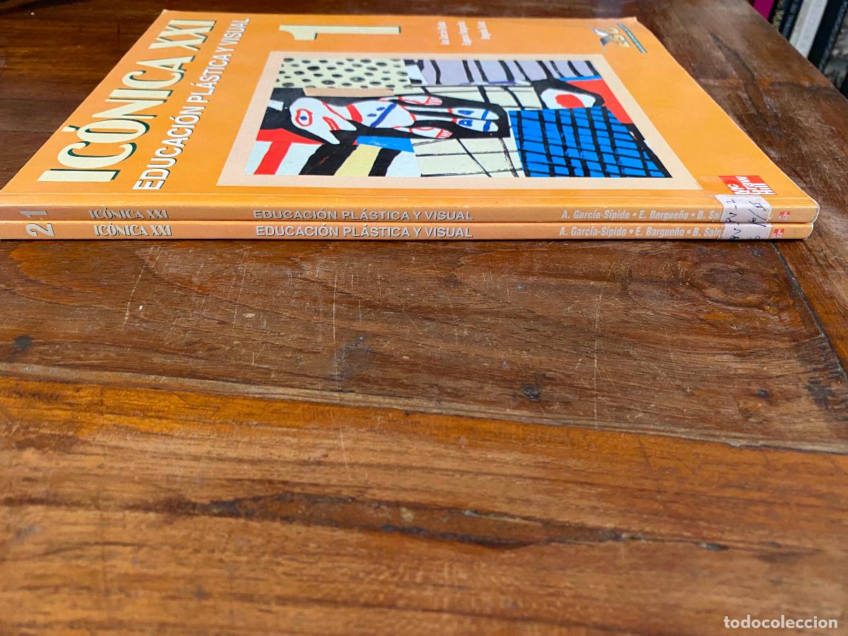 Libros de segunda mano: iconica XXI educacion plastica y visual 1 y 2 - Foto 2
