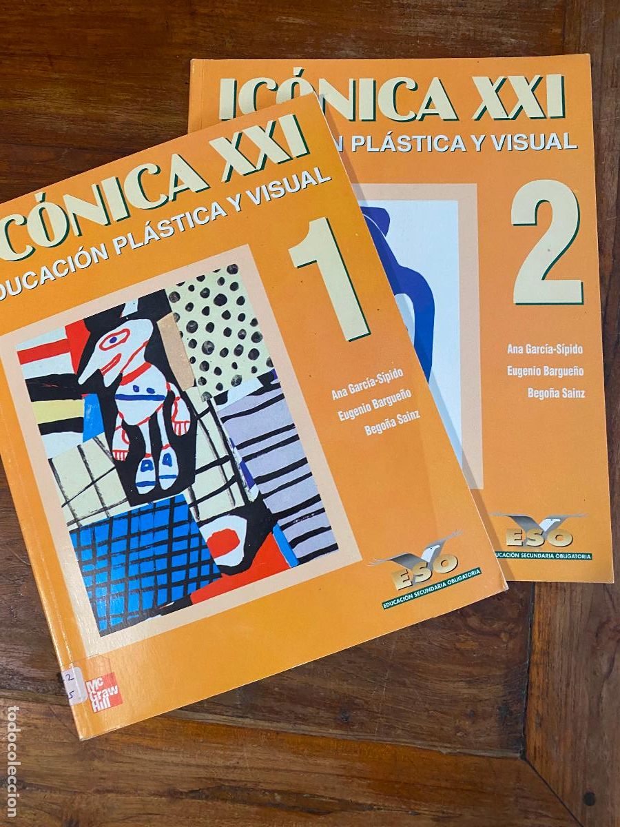Libros de segunda mano: iconica XXI educacion plastica y visual 1 y 2 - Foto 1
