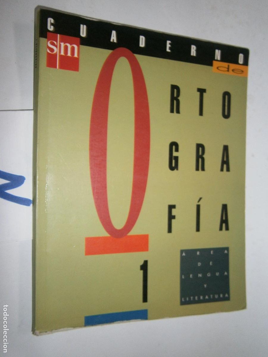Second hand books: ANTIGUO LIBRO DE TEXTO - CUADERNO DE ORTOGRAFIA - LENGUA Y LITERATURA