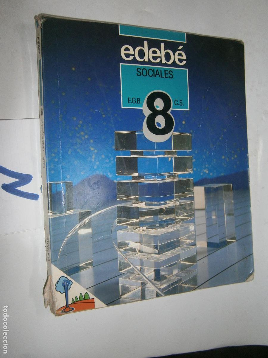 Libros de segunda mano: ANTIGUO LIBRO DE TEXTO - SOCIALES 8&ordm; EGB - Foto 1