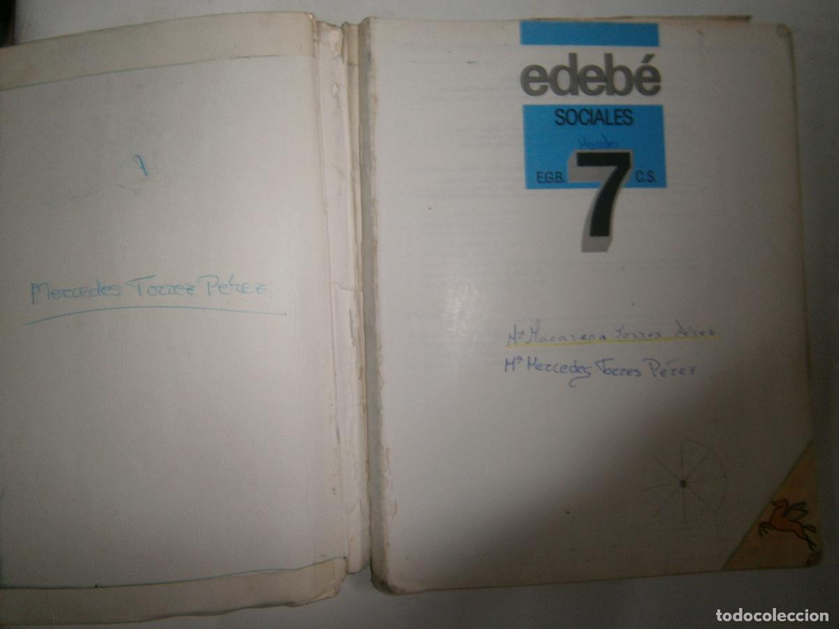 Libros de segunda mano: ANTIGUO LIBRO DE TEXTO - SOCIALES 7&ordm; EGB - Foto 2