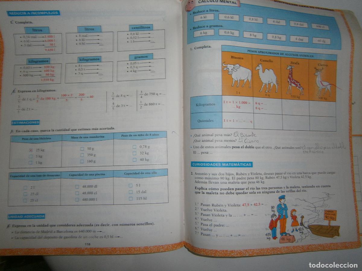 Libros de segunda mano: ANTIGUO LIBRO DE TEXTO - MATEMATICAS 5&ordm; - Foto 3
