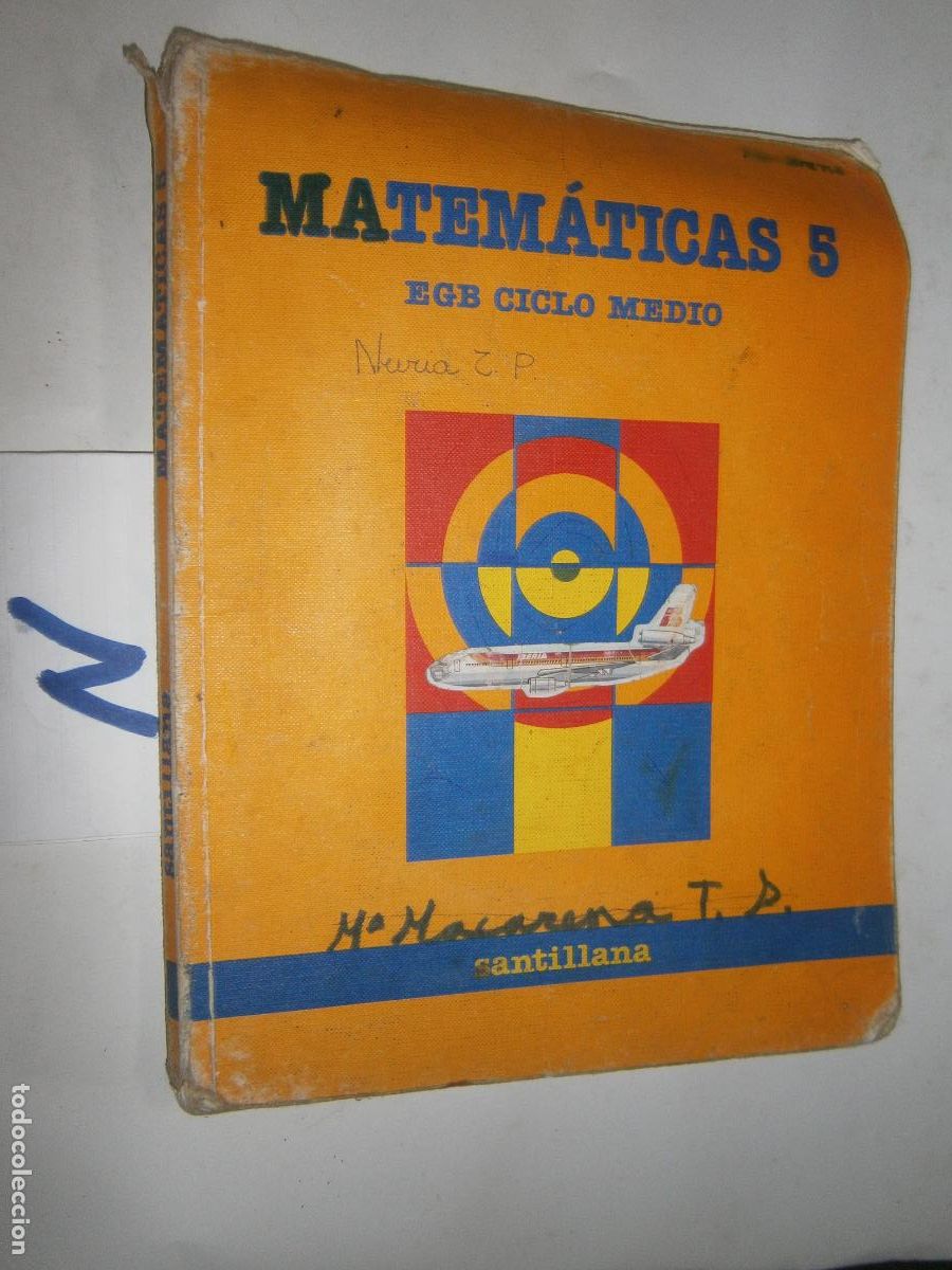 Libros de segunda mano: ANTIGUO LIBRO DE TEXTO - MATEMATICAS 5&ordm; - Foto 1