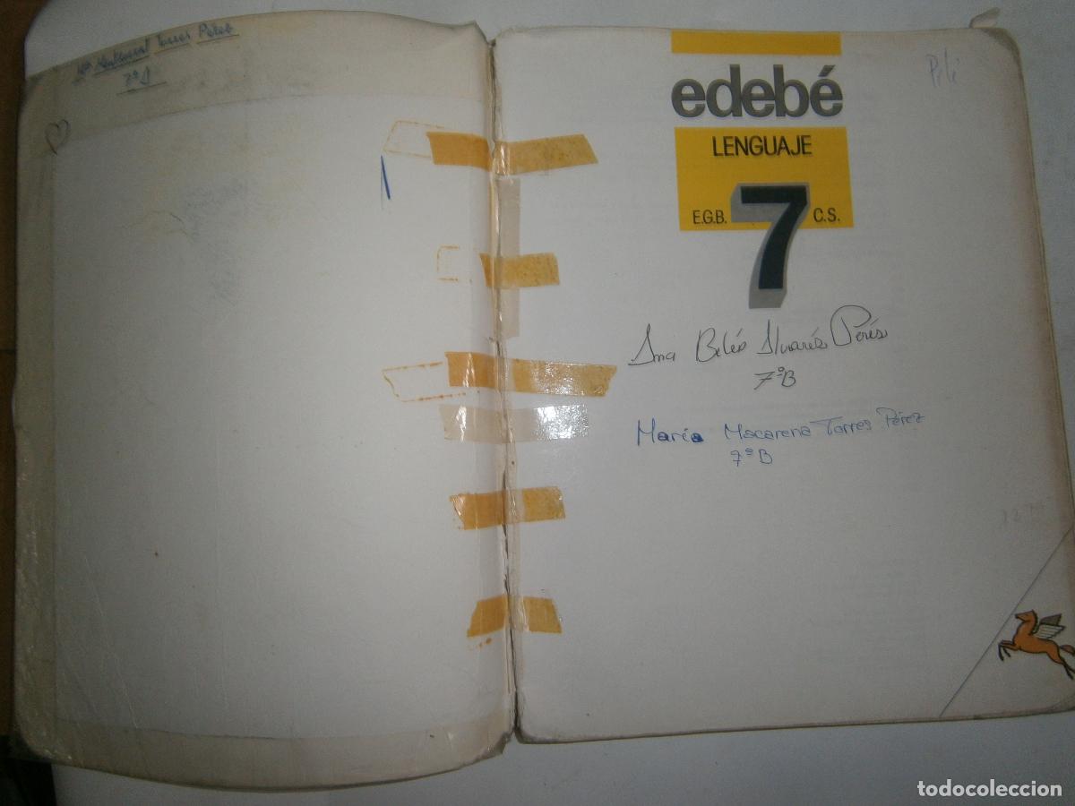 Libros de segunda mano: ANTIGUO LIBRO DE TEXTO - LENGUAJE 7 - Foto 2