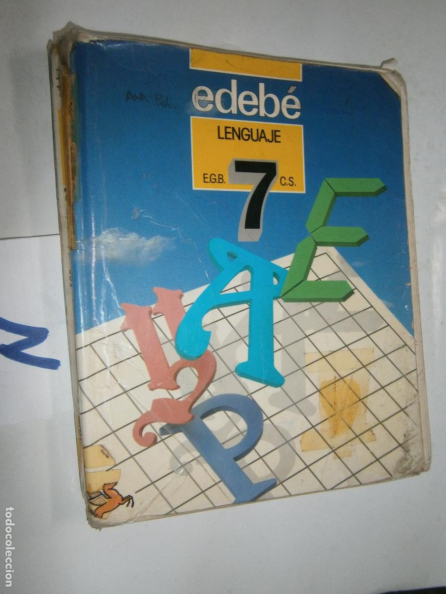 Libros de segunda mano: ANTIGUO LIBRO DE TEXTO - LENGUAJE 7 - Foto 1