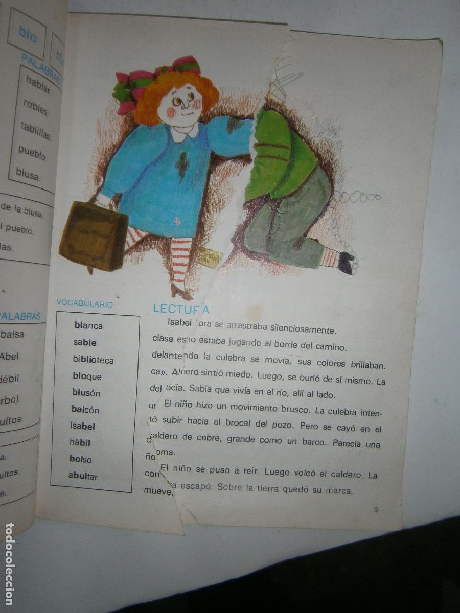 Libros de segunda mano: ANTIGUO LIBRO DE TEXTO - LIBRO DE LECTURA 1&ordm; EGB - VELERO - Foto 2