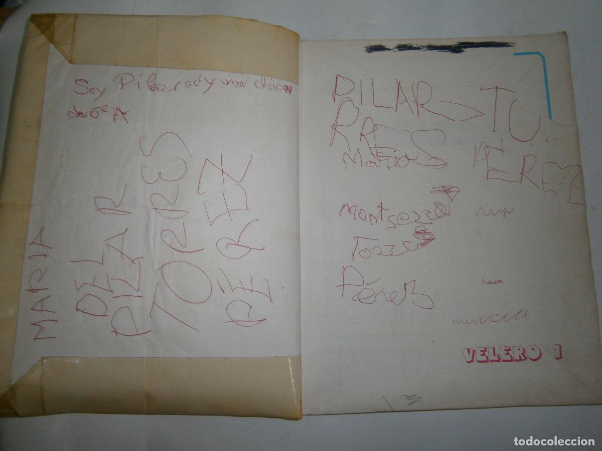 Libros de segunda mano: ANTIGUO LIBRO DE TEXTO - LIBRO DE LECTURA 1&ordm; EGB - VELERO - Foto 5