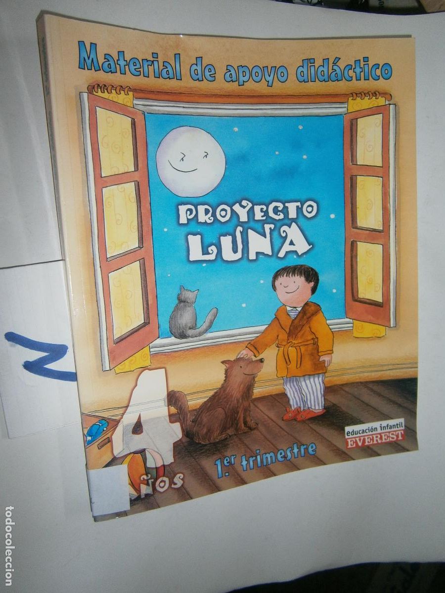 Libros de segunda mano: ANTIGUO LIBRO DE TEXTO - MATERIAL DE APOYO DIDACTICO - PROYECTO LUNA - Foto 1