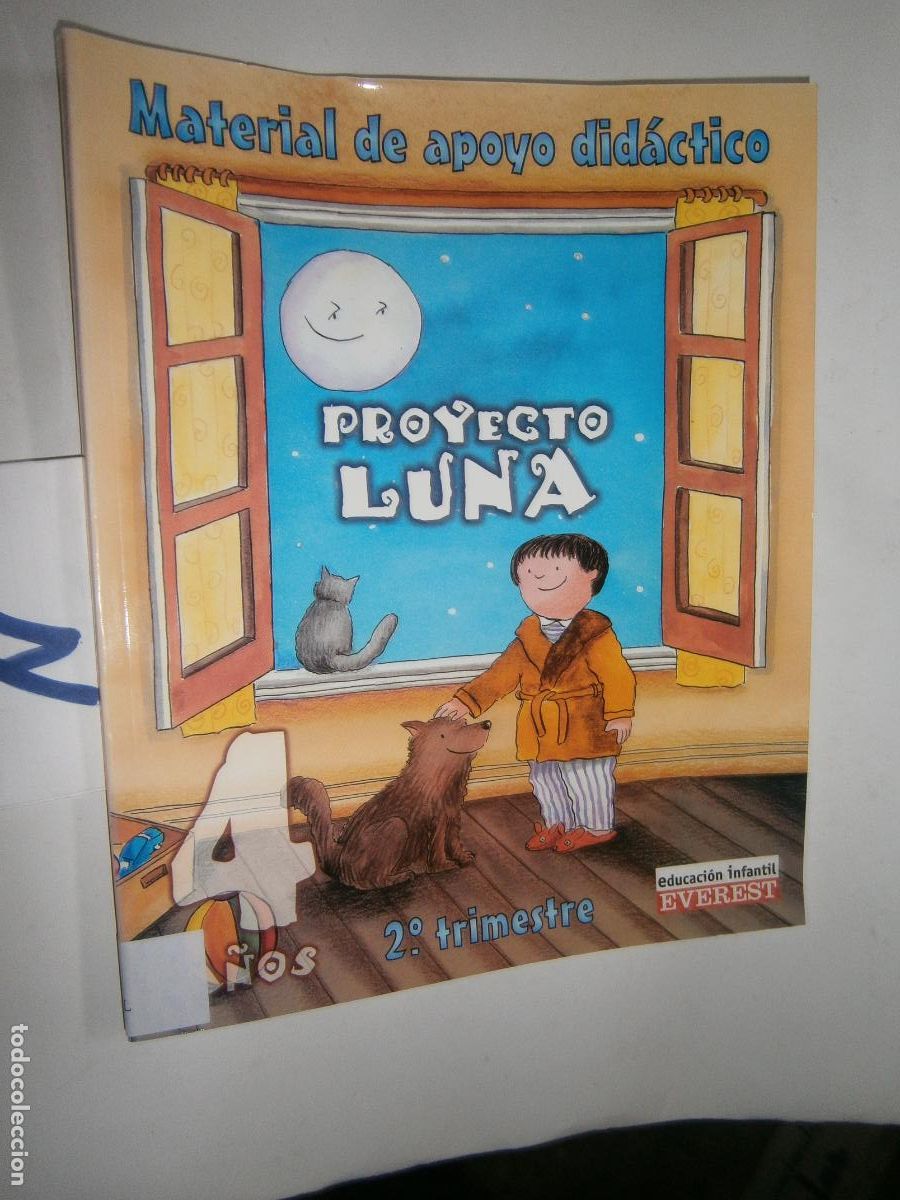 Libros de segunda mano: ANTIGUO LIBRO DE TEXTO - MATERIAL DE APOYO DIDACTICO - PROYECTO LUNA - Foto 1