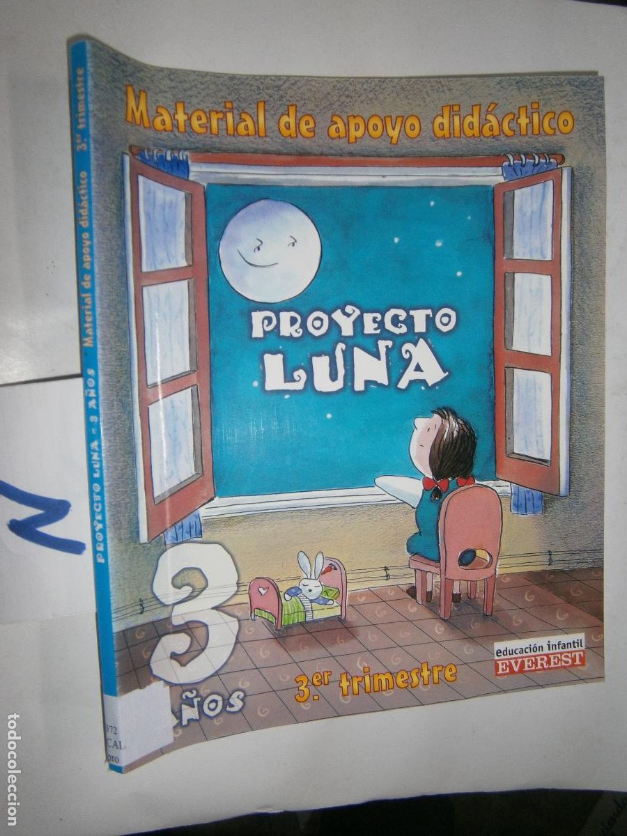 Libros de segunda mano: ANTIGUO LIBRO DE TEXTO - MATERIAL DE APOYO DIDACTICO - PROYECTO LUNA - Foto 1