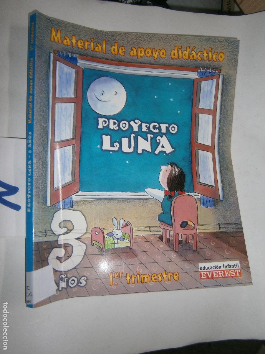 Libros de segunda mano: ANTIGUO LIBRO DE TEXTO - MATERIAL DE APOYO DIDACTICO - PROYECTO LUNA - Foto 1