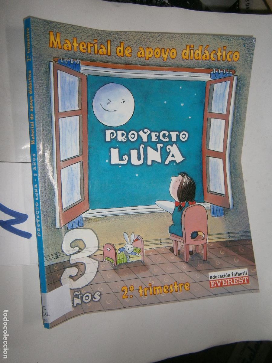 Libros de segunda mano: ANTIGUO LIBRO DE TEXTO - MATERIAL DE APOYO DIDACTICO - PROYECTO LUNA - Foto 1