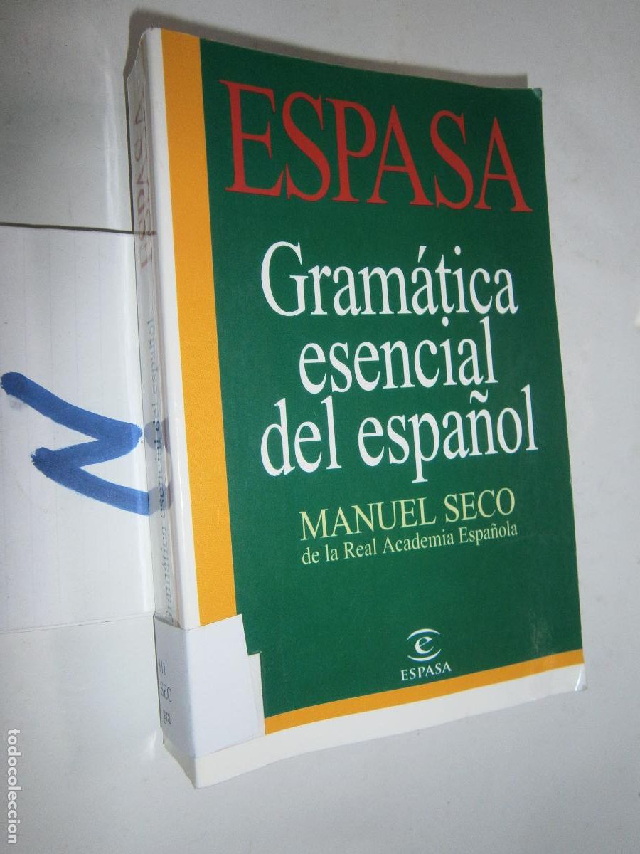 Libros de segunda mano: GRAMATICA ESENCIAL DEL ESPA&Ntilde;OL - Foto 1