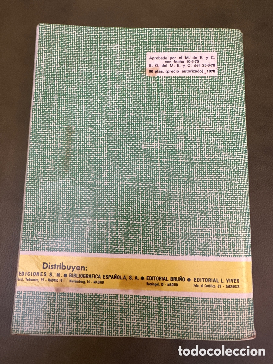Libros de segunda mano: LIBRO DE TEXTO LENGUA ESPA&Ntilde;OLA SM 3&deg; 1969 - Foto 10