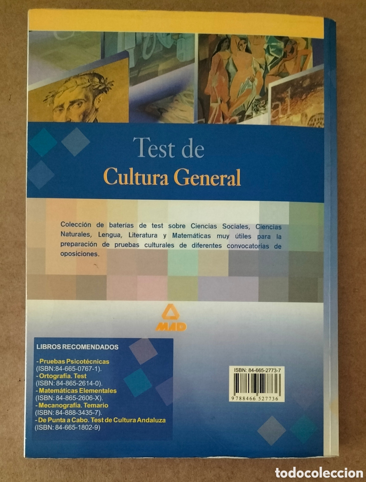 Libros de segunda mano: Test de cultura general. Editorial Mad, 2003. Libro - Foto 12