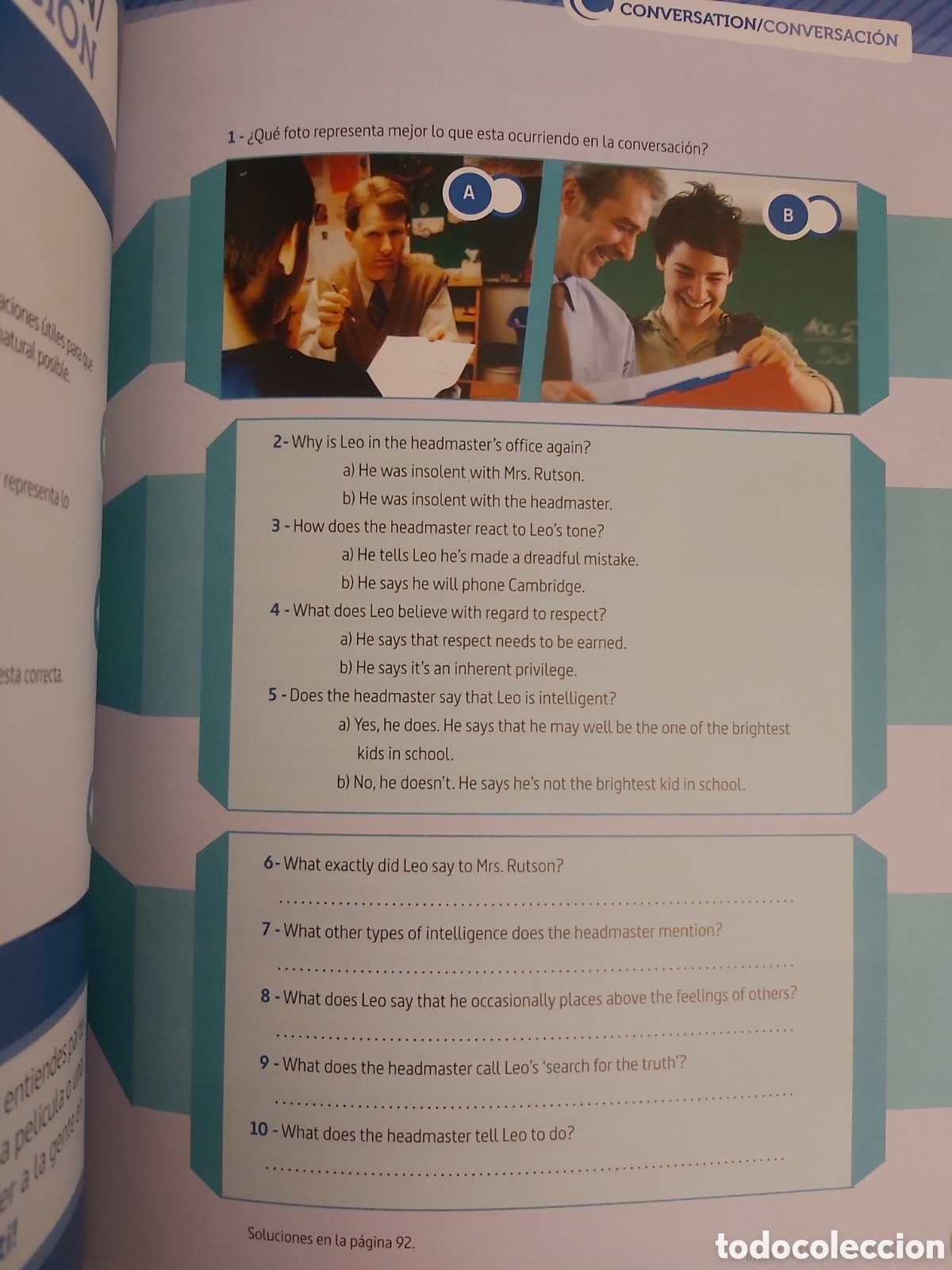 Libros de segunda mano: QUELA LIBRO. INGL&Eacute;S TOTAL + CD CAMBRIDGE 1 2013 - Foto 11