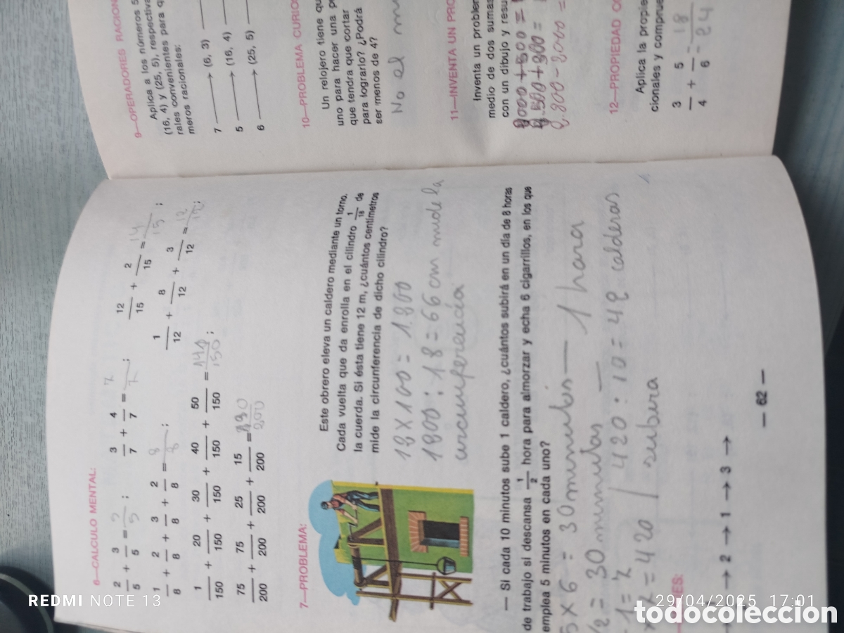 Libros de segunda mano: Hago y aprendo 6.alvarrz mi&ntilde;on 1973 - Foto 2