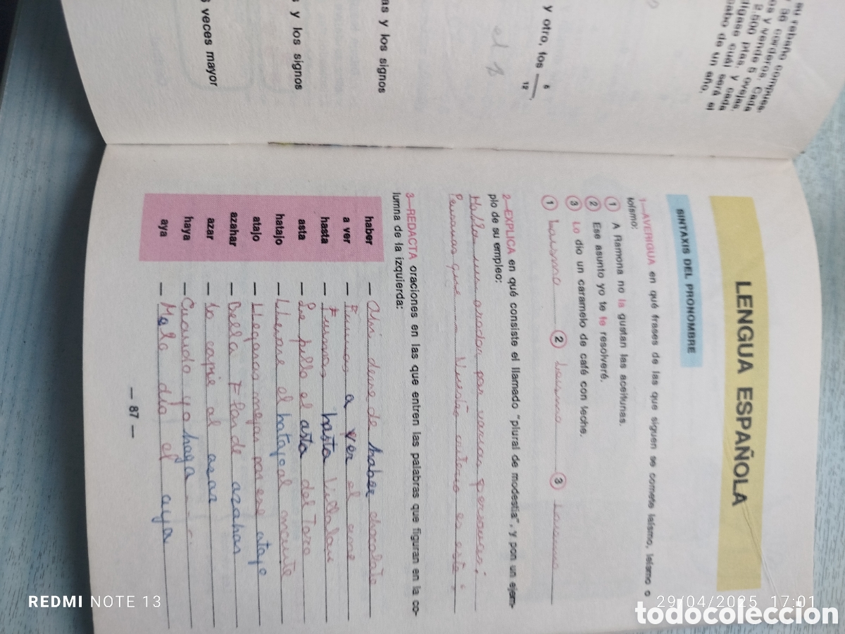 Libros de segunda mano: Hago y aprendo 6.alvarrz mi&ntilde;on 1973 - Foto 3