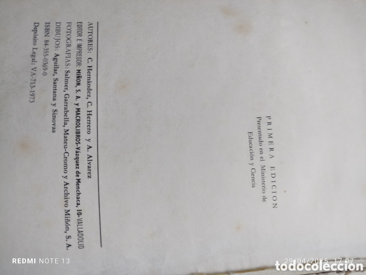 Libros de segunda mano: &Aacute;lvarez mi&ntilde;on 8 EGB lengua espa&ntilde;ola 1973 - Foto 3