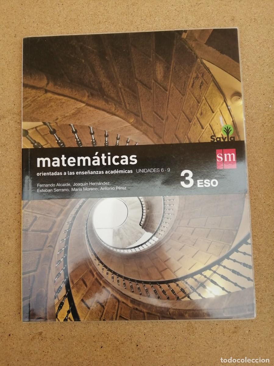 Second hand books: MATEMATICAS. 3&ordm; ESO. UNIDADES 6 - 9