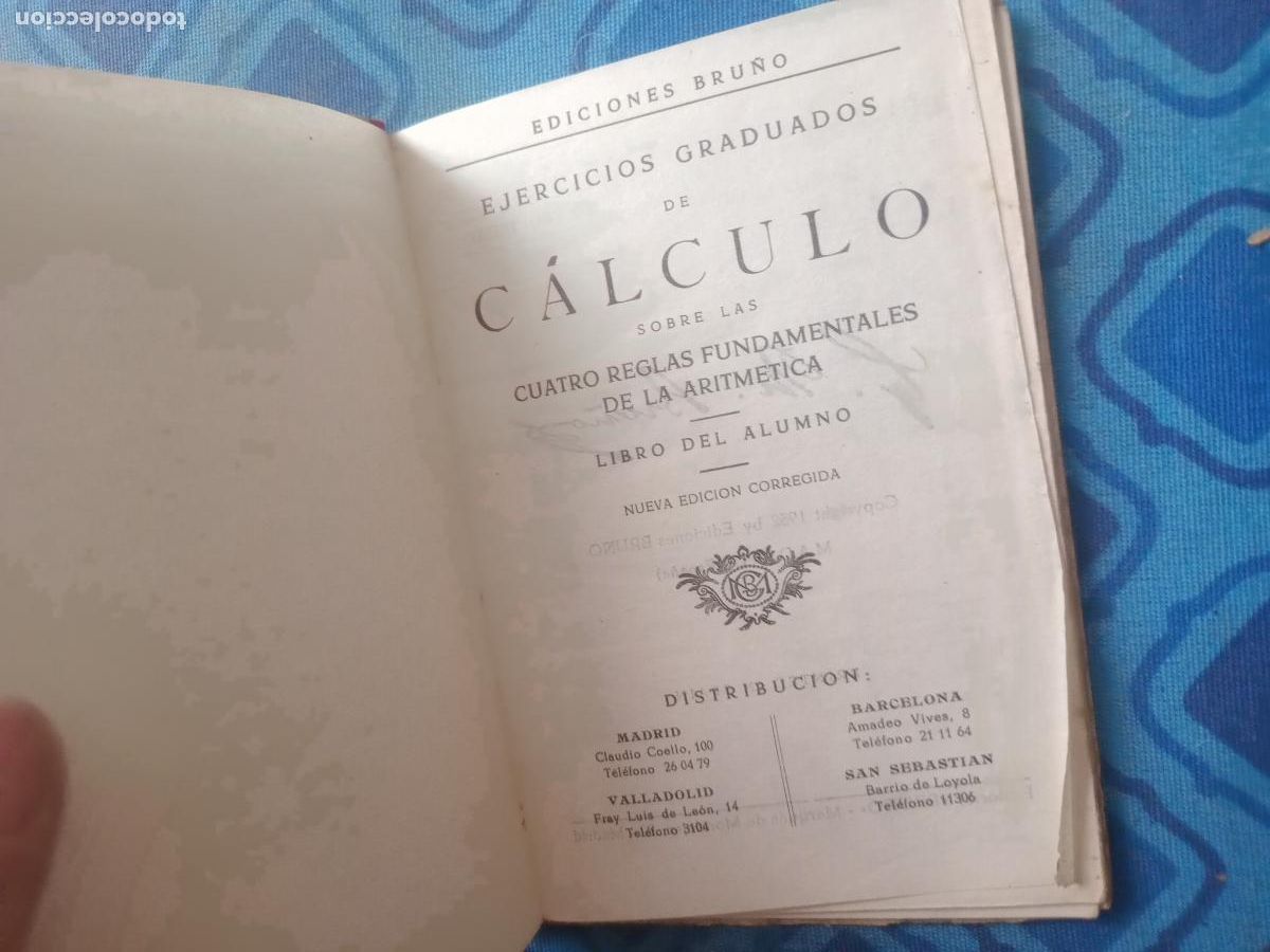 Libros de segunda mano: Ejercicios de C&aacute;lculo. Ediciones Bru&ntilde;o 1952 - Foto 2