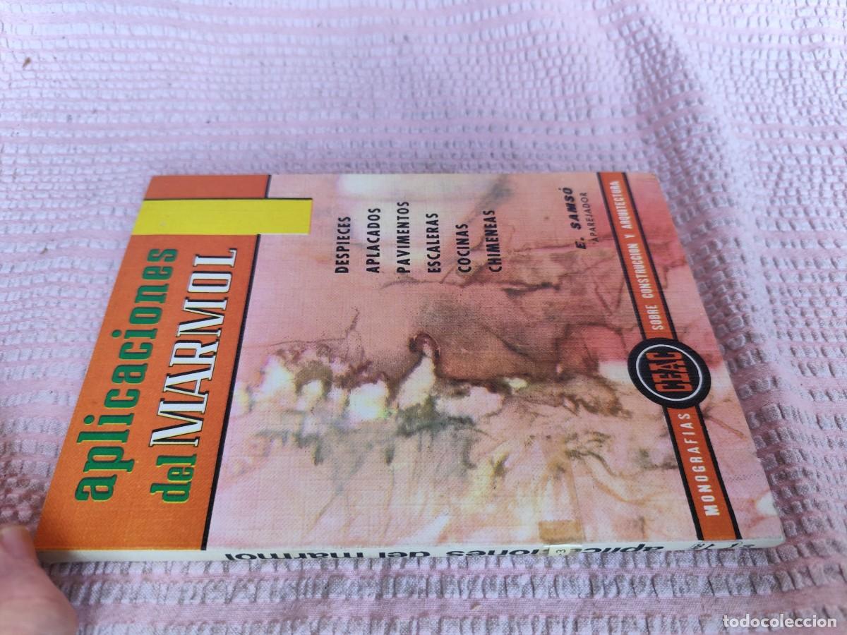 Libros de segunda mano: APLICACIONES DE MARMOL / E.SAMSO / EVA 206-7-2 / CEAC / - Foto 1