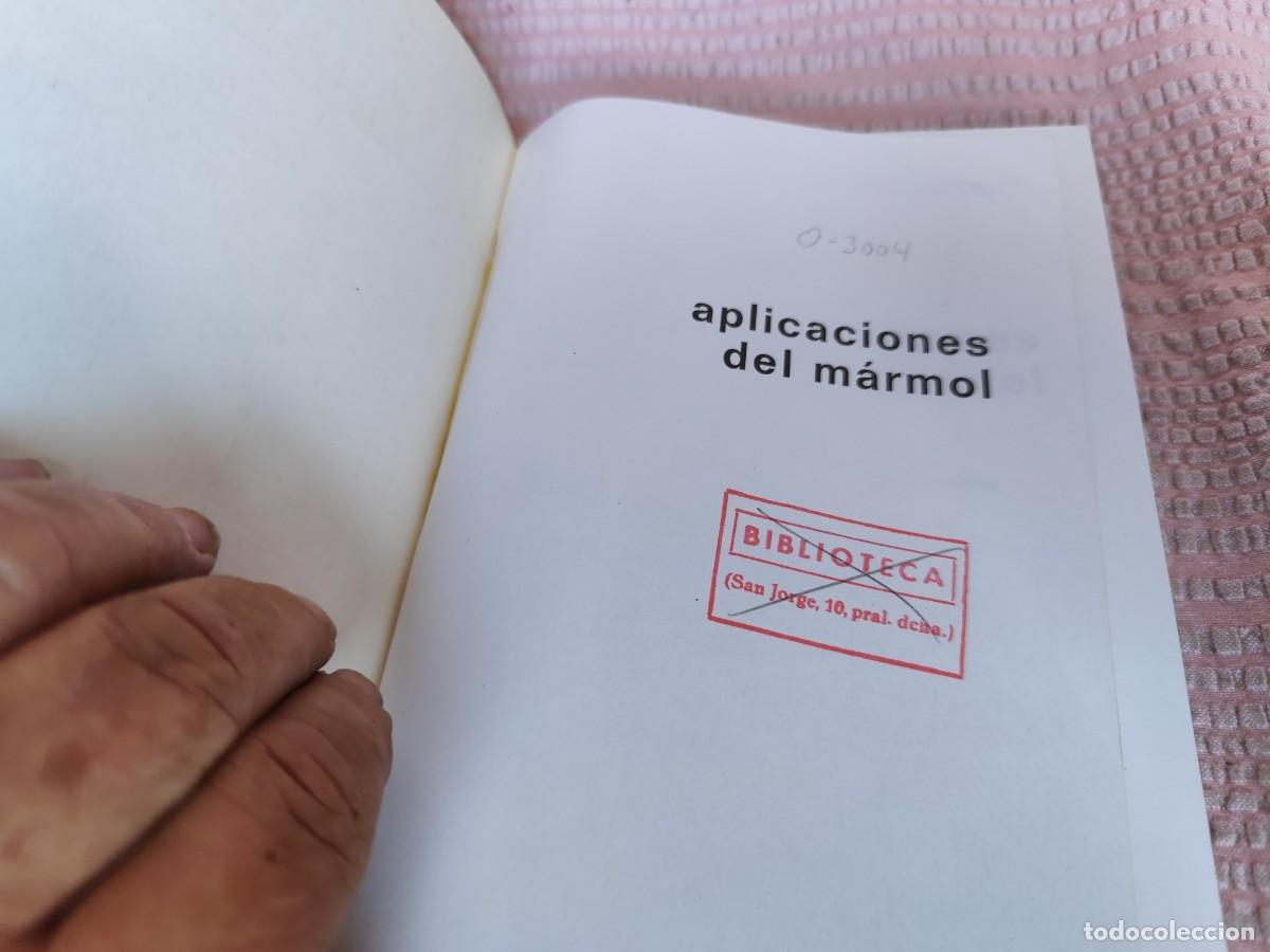 Libros de segunda mano: APLICACIONES DE MARMOL / E.SAMSO / EVA 206-7-2 / CEAC / - Foto 3