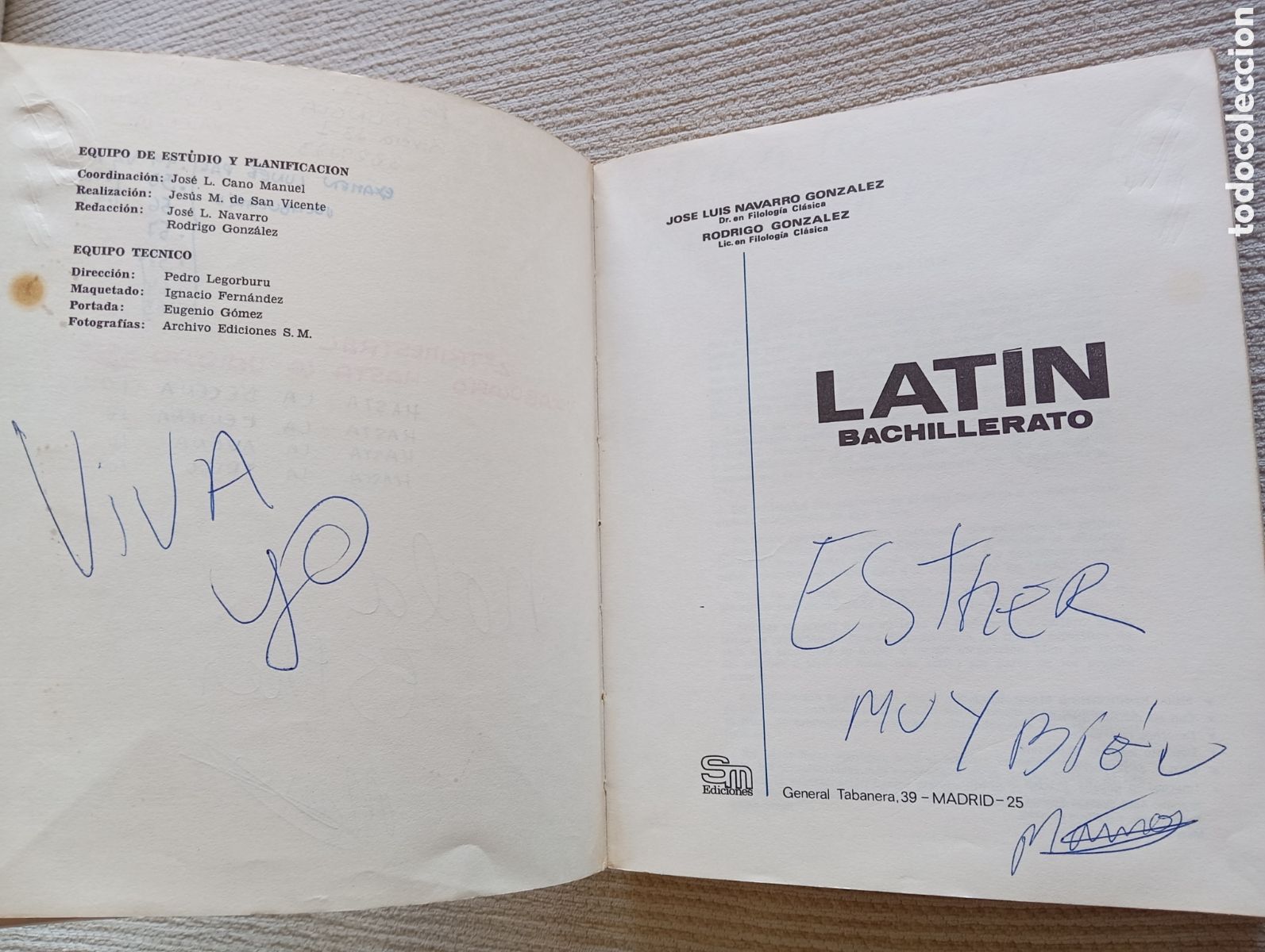 Libros de segunda mano: LATIN BACHILLERATO EDICIONES SM. (1976) - Foto 4