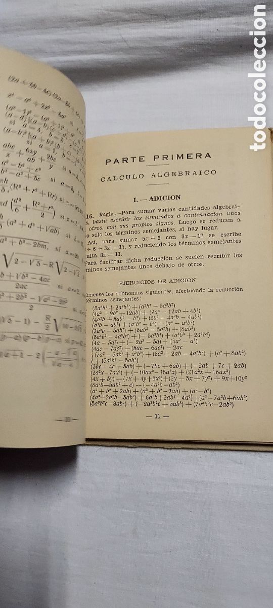 Libros de segunda mano: NOCIONES DE ALGEBRA.EDICIONES BRU&Ntilde;O 1959.12&ordf; EDICION CORREGIDA. - Foto 7