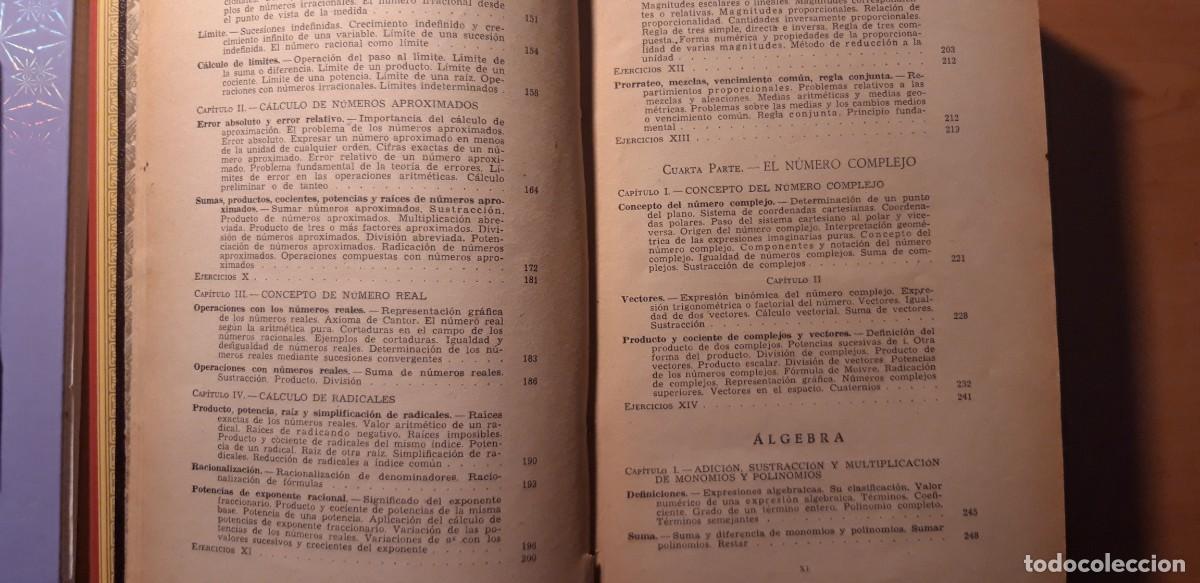 Libros de segunda mano: Aritm&eacute;tica y &Aacute;lgebra - Foto 5
