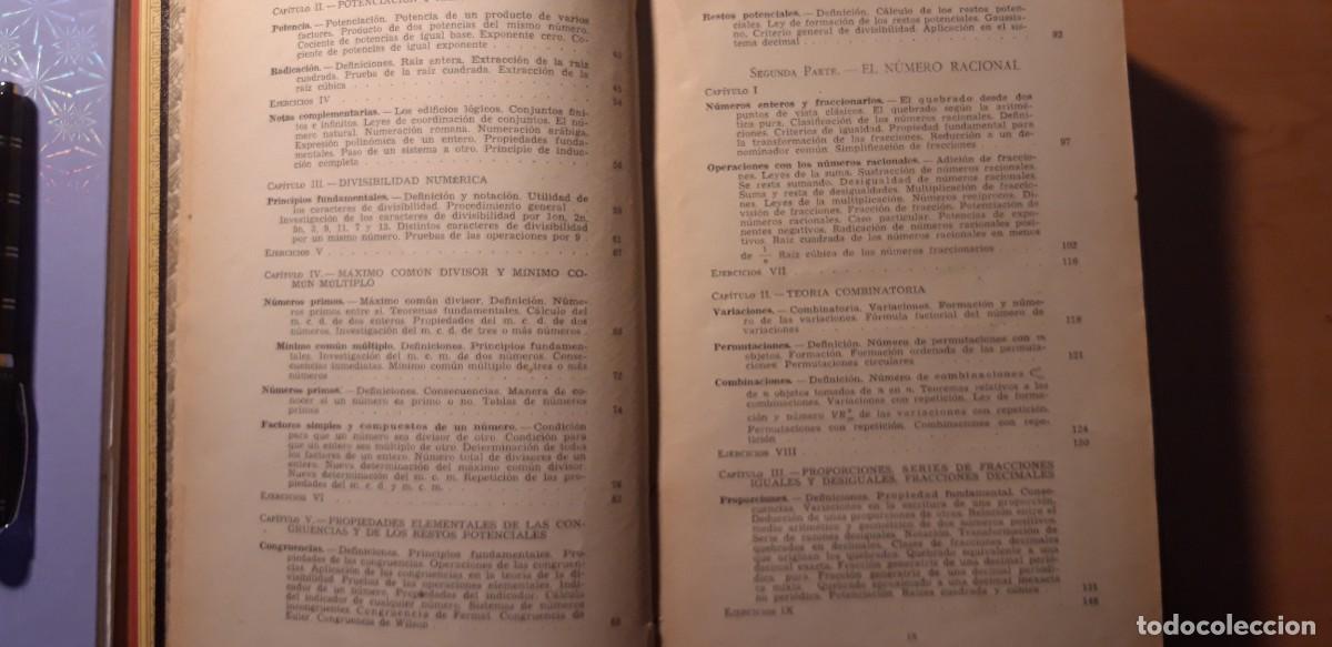 Libros de segunda mano: Aritm&eacute;tica y &Aacute;lgebra - Foto 6