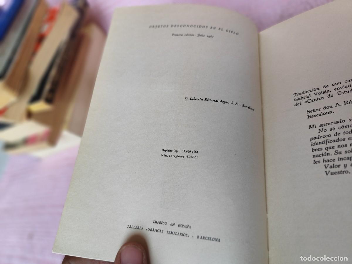 Libros de segunda mano: OBJETOS DESCONOCIDOS EN EL CIELO / ANTONIO RIBERA / GV 41 / ARGOS / - Foto 11